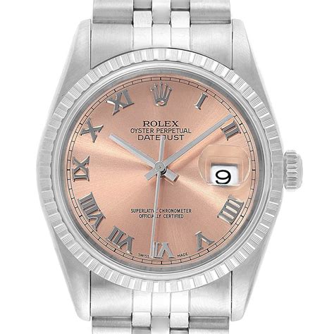 salmon rolex datejust|Rolex Datejust 36 Salmon Tapestry Dial .